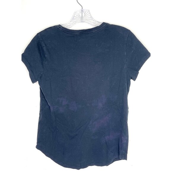 Abercrombie & Fitch Black Knotted Crew Tee Medium  85Z - Picture 2 of 5